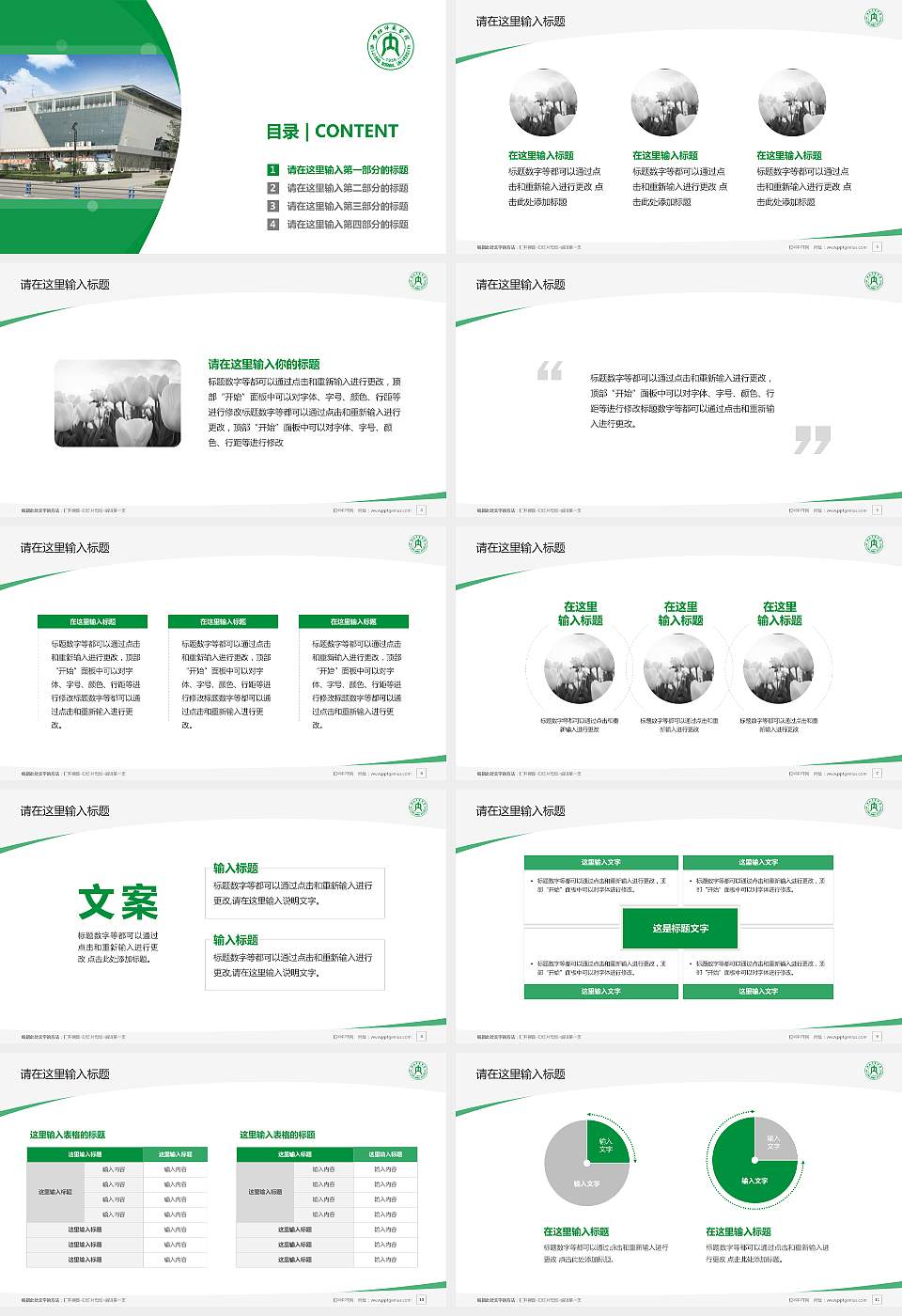 内江师范学院毕业论文答辩PPT模板下载16:9格式幻灯片预览图2