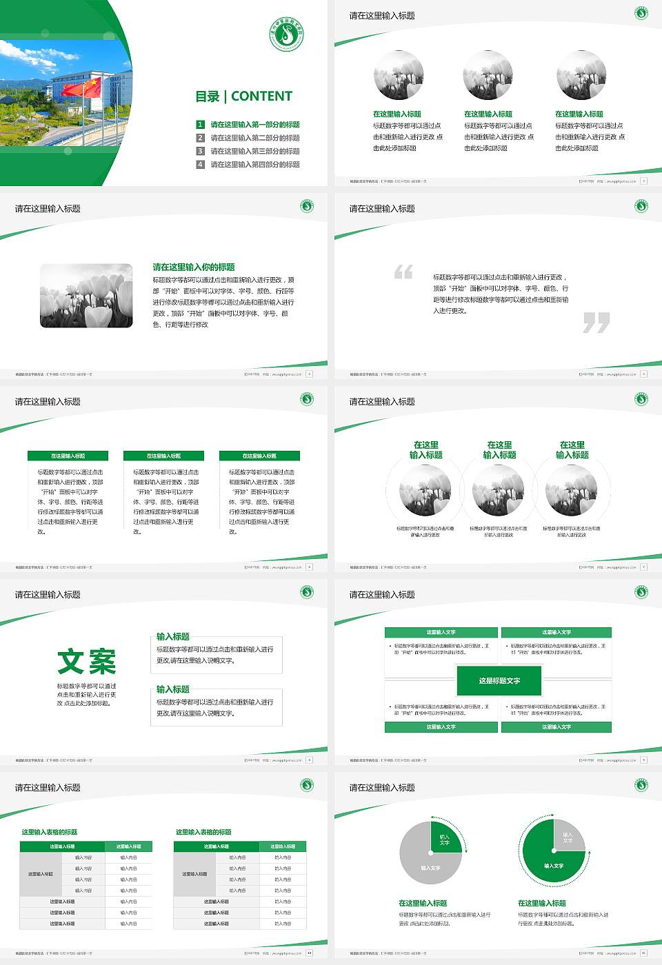 达州中医药职业学院毕业论文答辩PPT模板下载16:9格式幻灯片预览图2