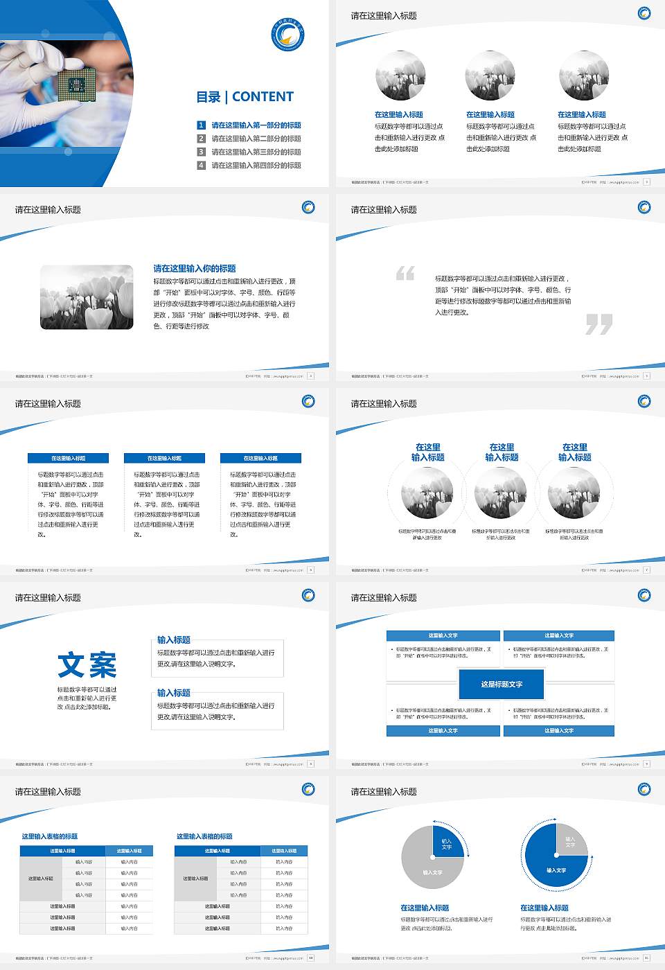 四川科技职业学院毕业论文答辩PPT模板下载16:9格式幻灯片预览图2