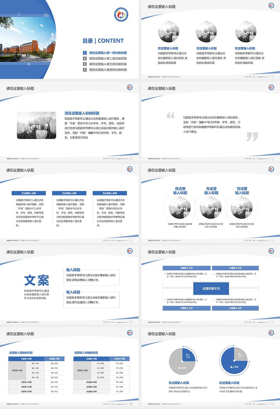 宁夏幼儿师范高等专科学校毕业论文答辩PPT模板下载16:9格式幻灯片预览图2