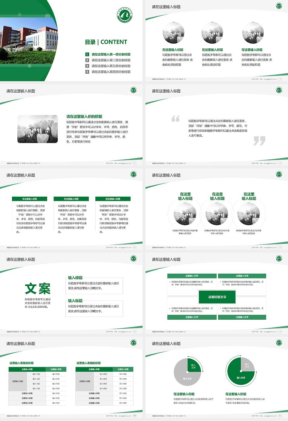 宁夏职业技术学院毕业论文答辩PPT模板下载16:9格式幻灯片预览图2