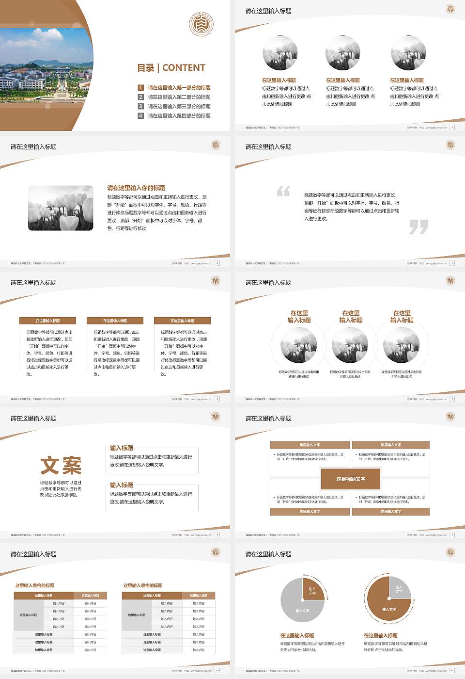 南充文化旅游职业学院毕业论文答辩PPT模板下载16:9格式幻灯片预览图2