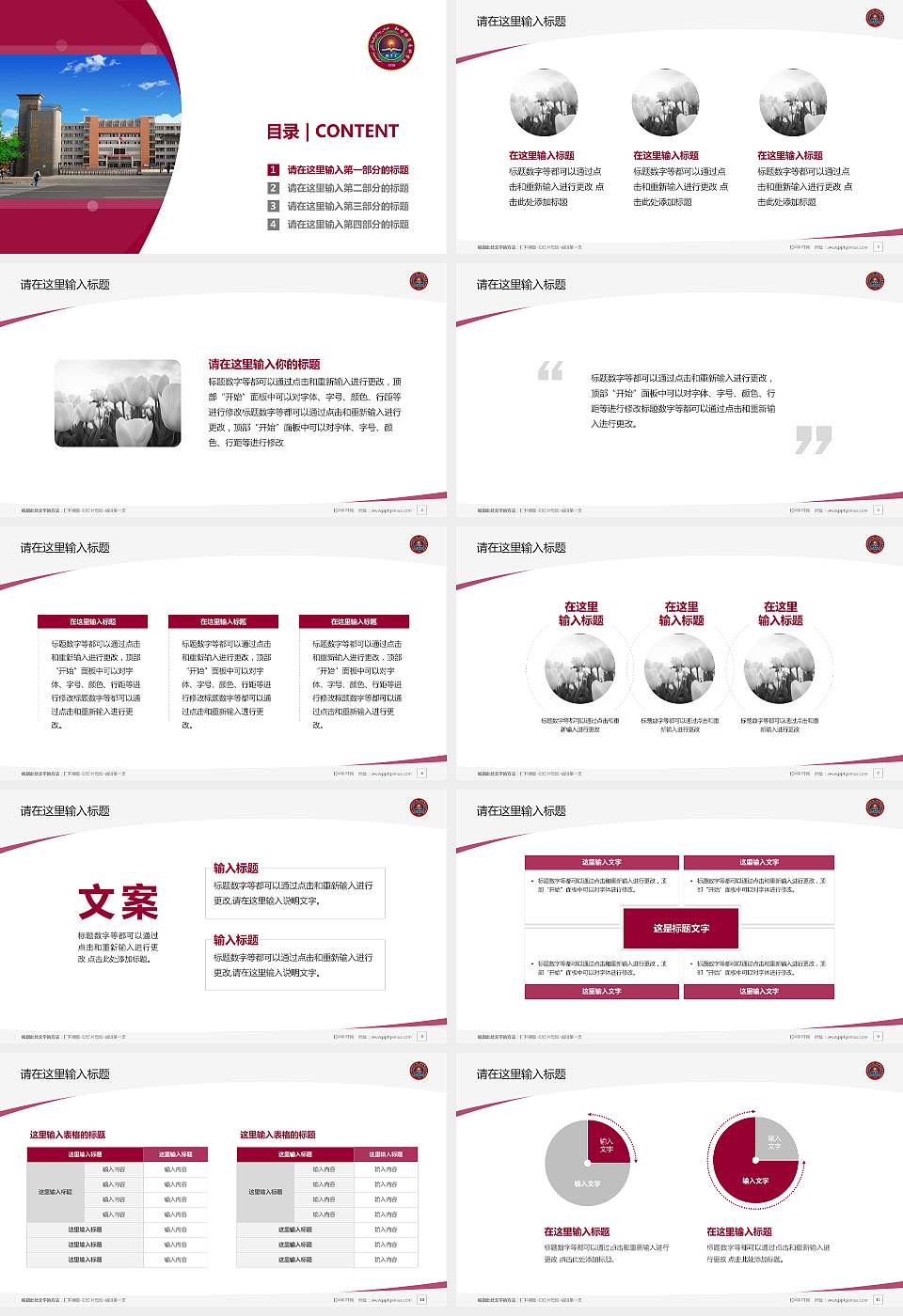 和田师范专科学校毕业论文答辩PPT模板下载16:9格式幻灯片预览图2