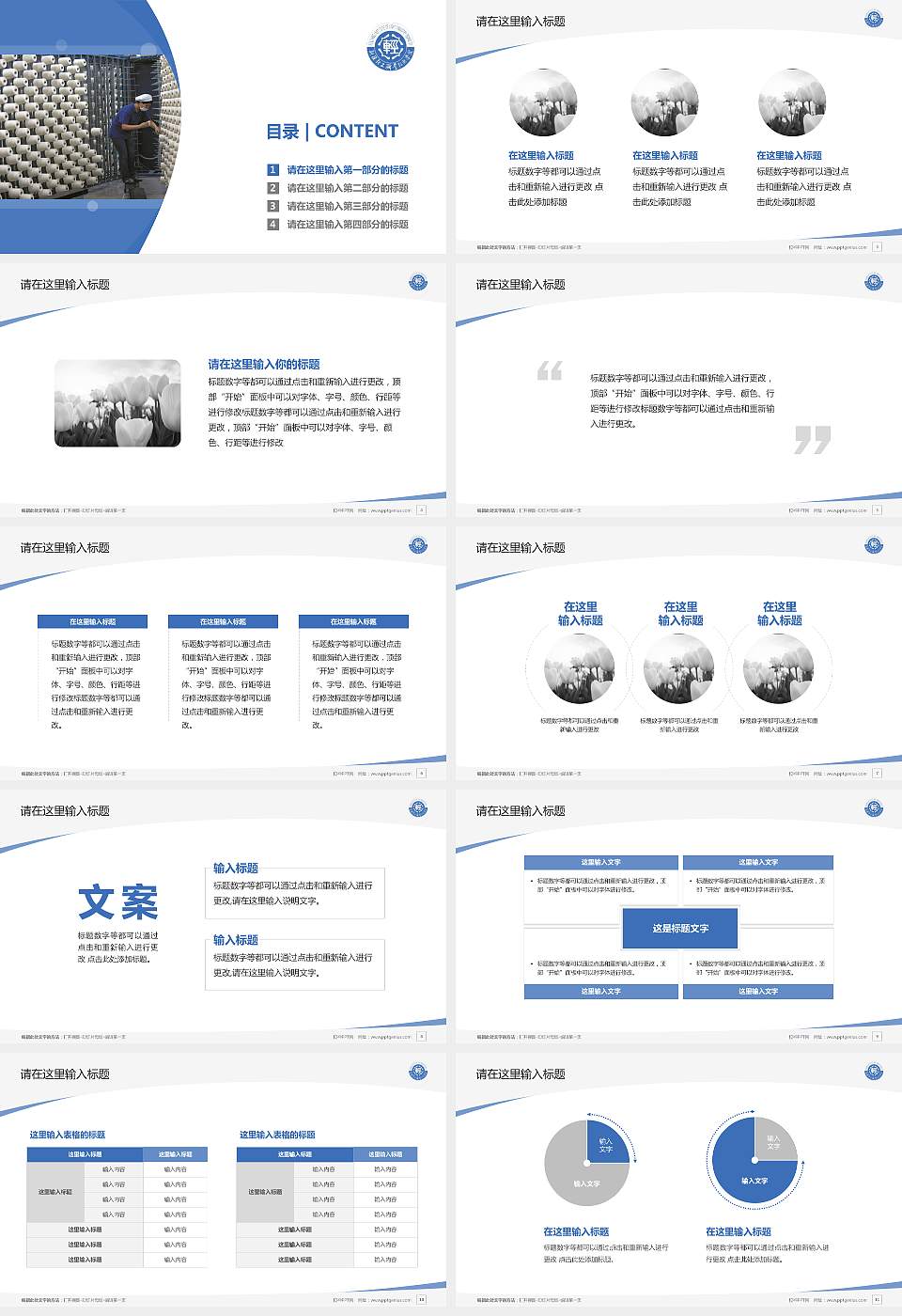 新疆轻工职业技术学院毕业论文答辩PPT模板下载16:9格式幻灯片预览图2