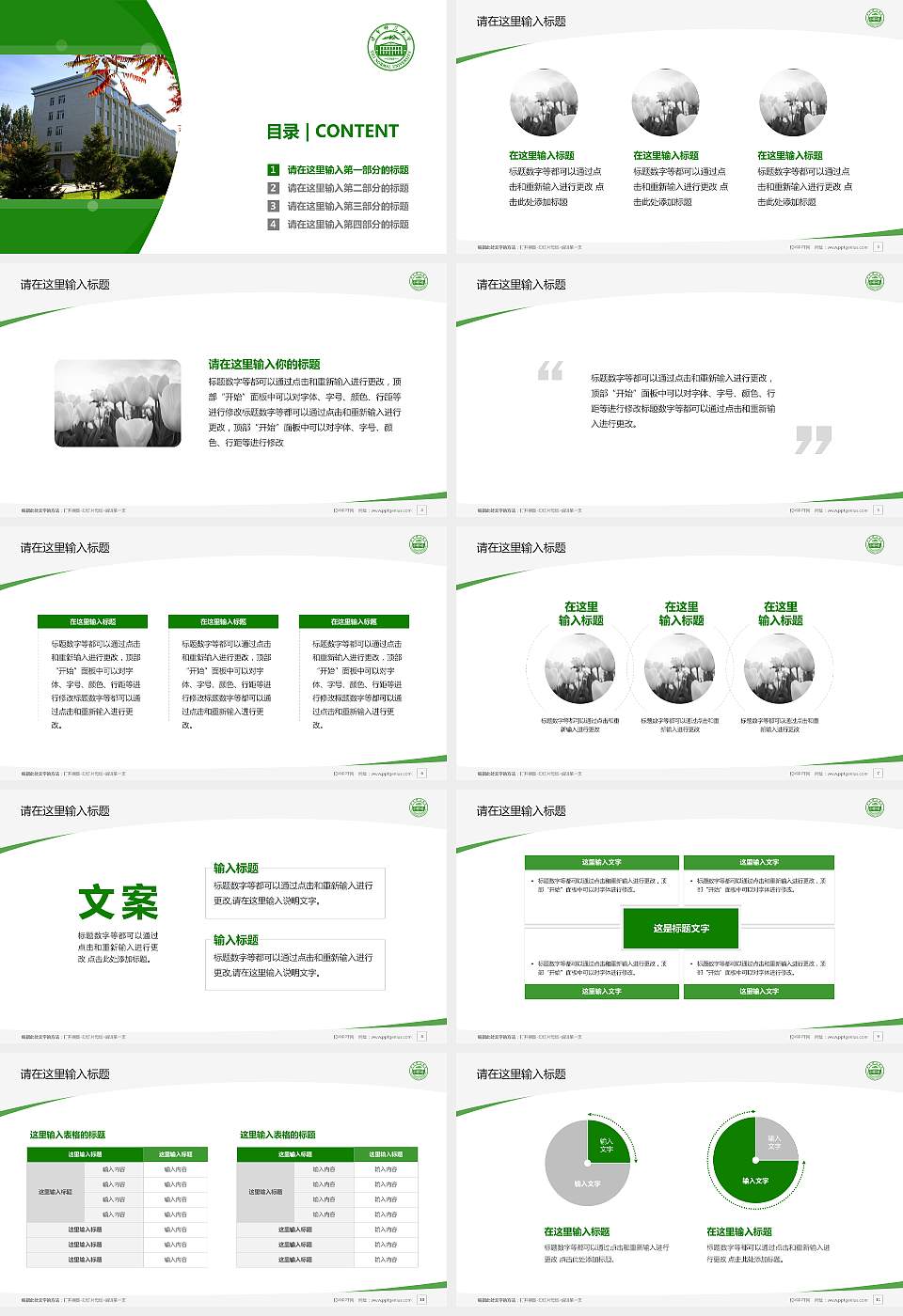 伊犁师范大学毕业论文答辩PPT模板下载16:9格式幻灯片预览图2