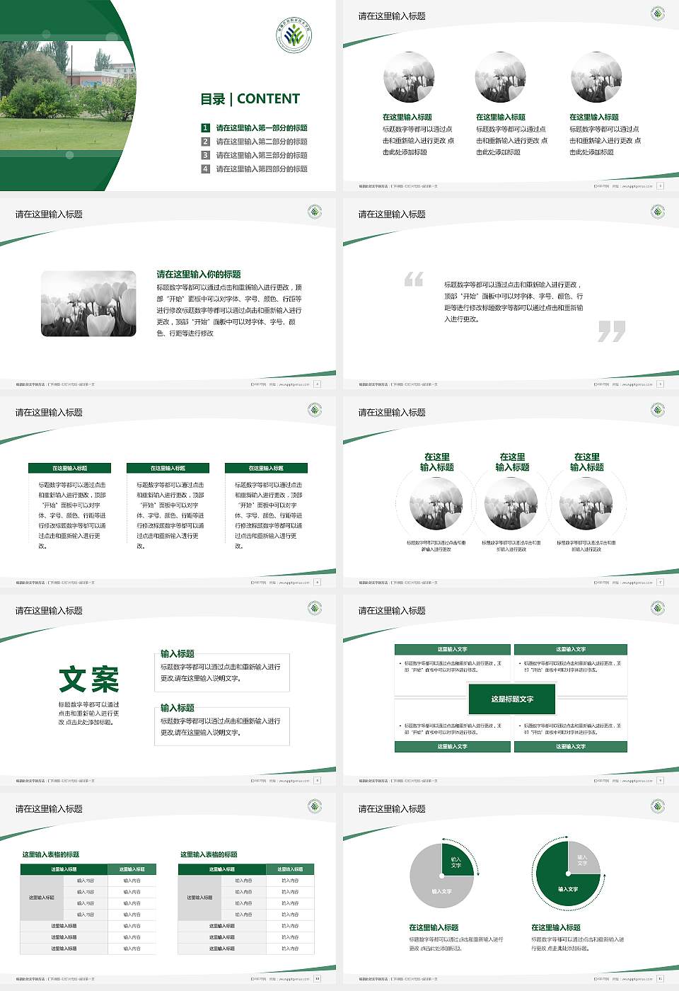 新疆农业职业技术学院毕业论文答辩PPT模板下载16:9格式幻灯片预览图2