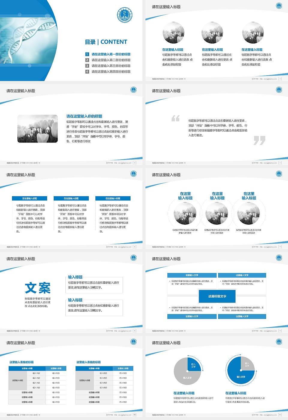 江苏建康职业学院毕业论文答辩PPT模板下载16:9格式幻灯片预览图2