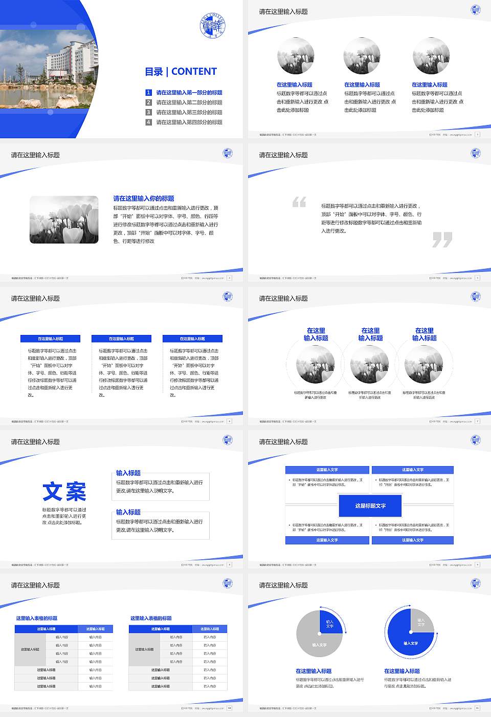 宿迁泽达职业技术学院毕业论文答辩PPT模板下载16:9格式幻灯片预览图2