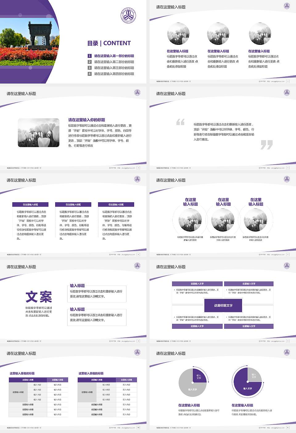 镇江市高等专科学校毕业论文答辩PPT模板下载16:9格式幻灯片预览图2