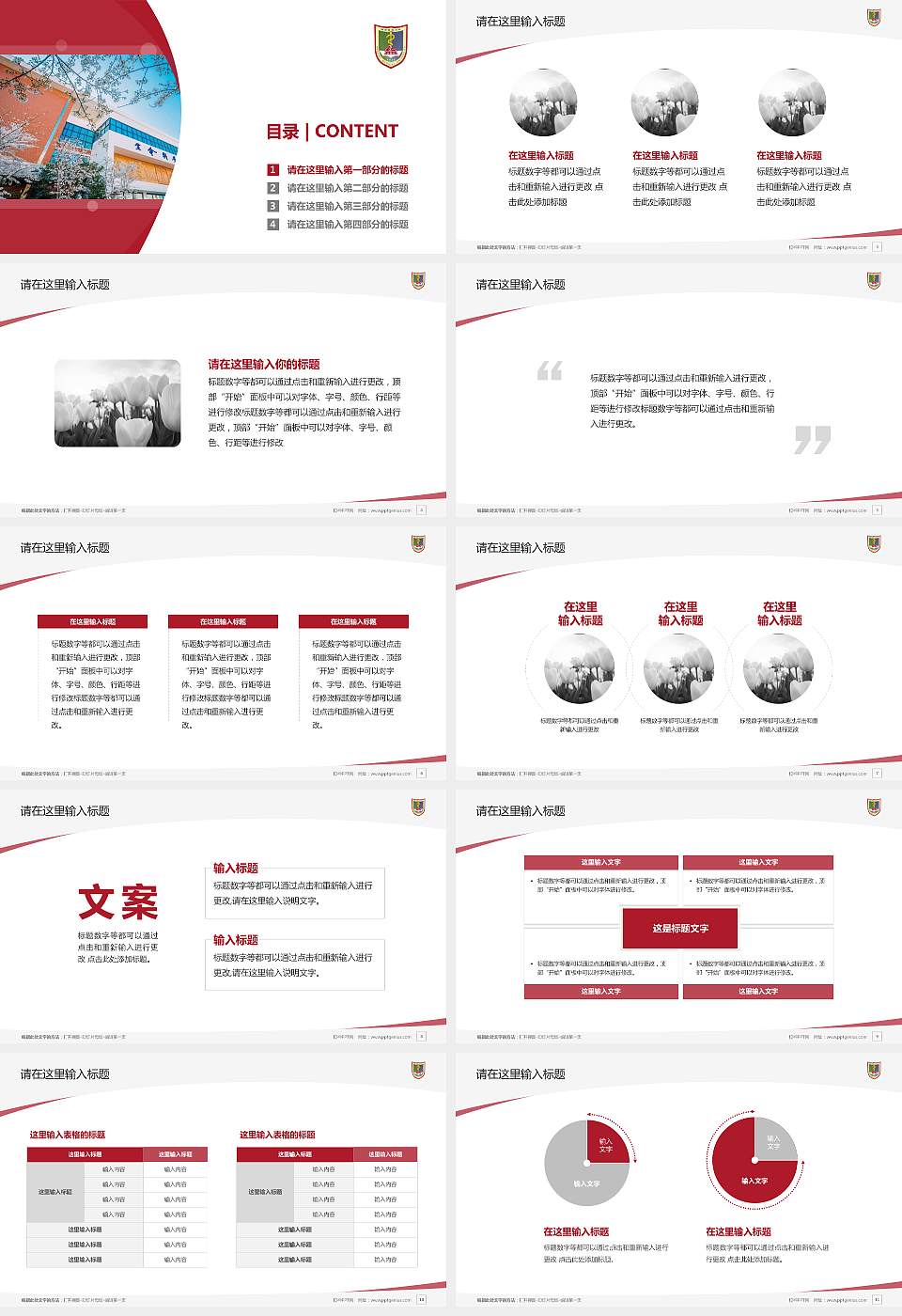 南京医科大学康达学院毕业论文答辩PPT模板下载16:9格式幻灯片预览图2