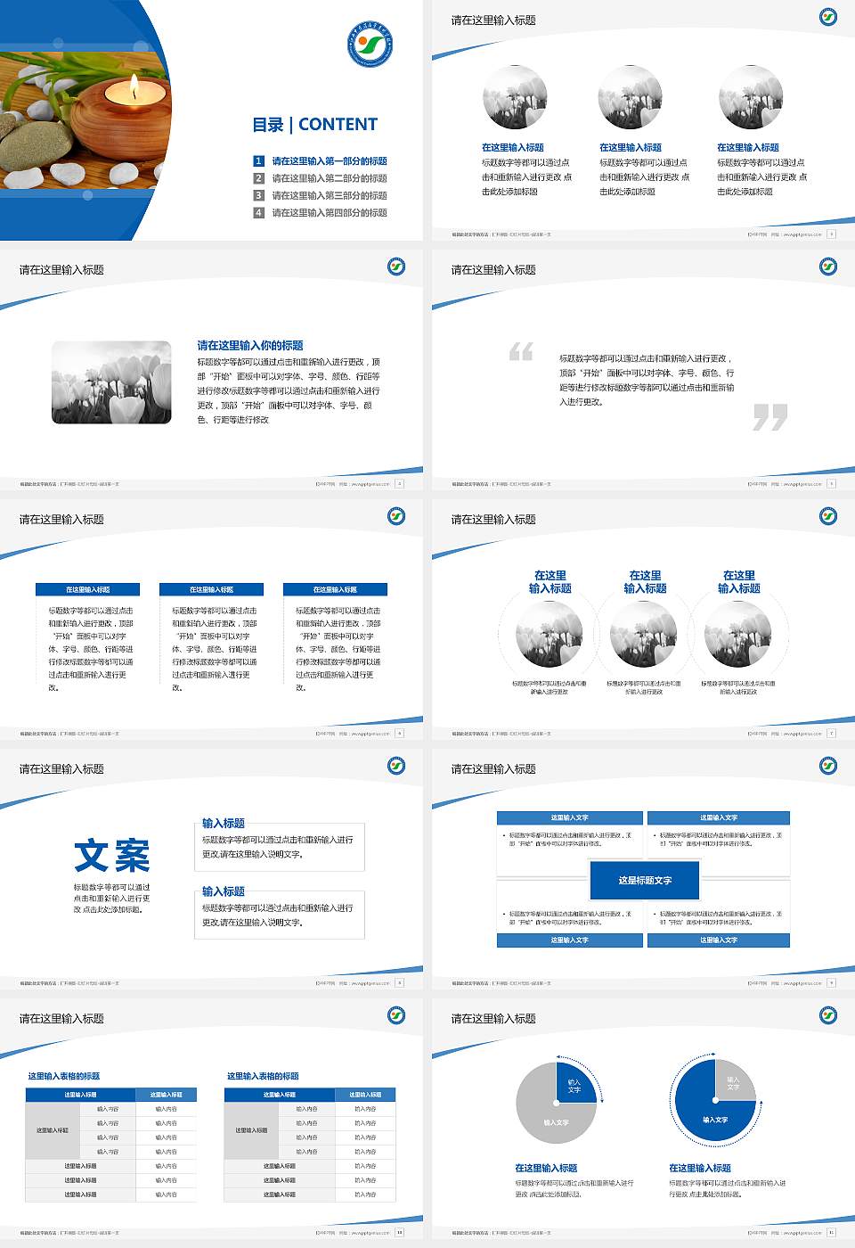 江西中医药高等专科学校毕业论文答辩PPT模板下载16:9格式幻灯片预览图2