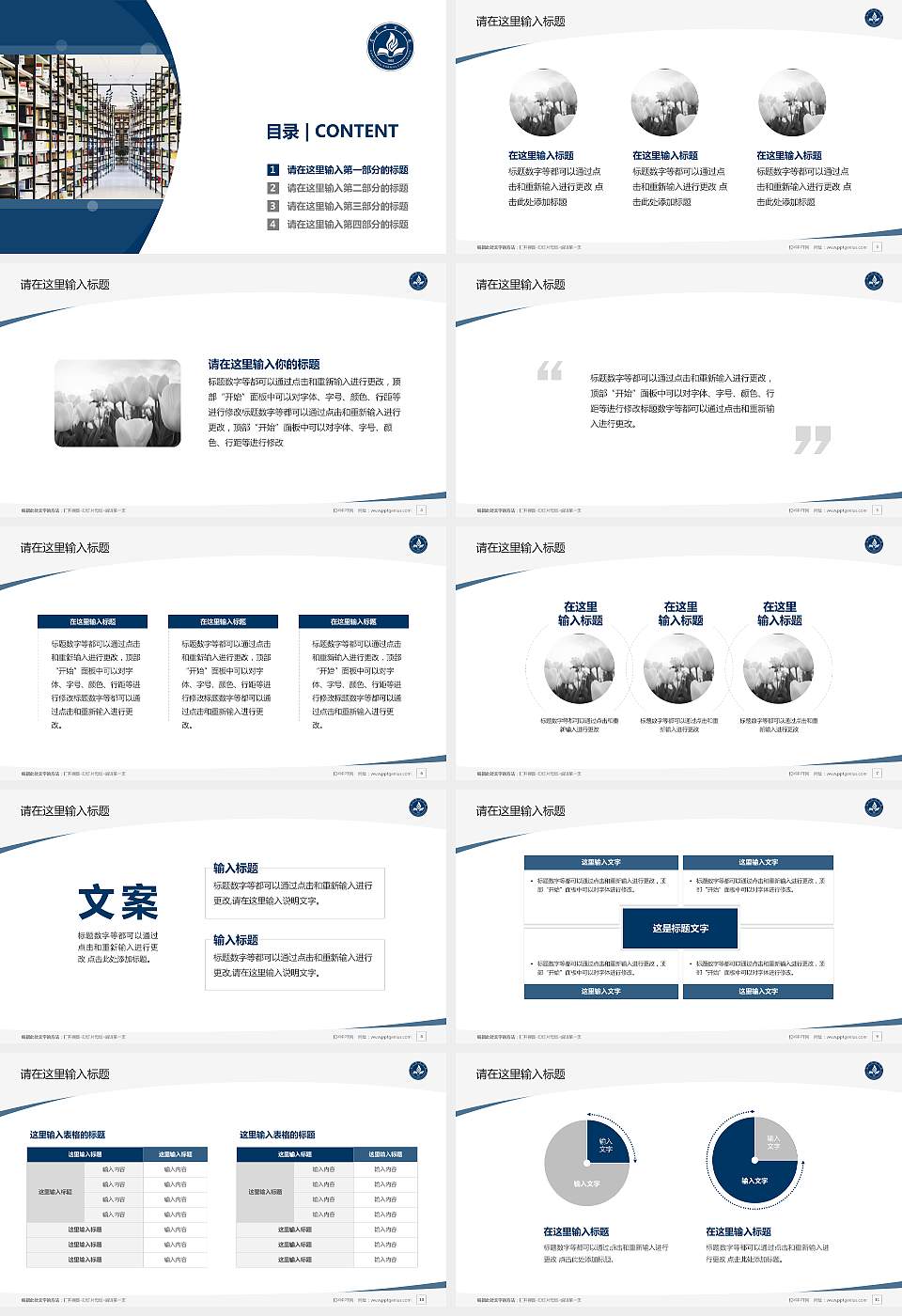 南昌师范学院毕业论文答辩PPT模板下载16:9格式幻灯片预览图2