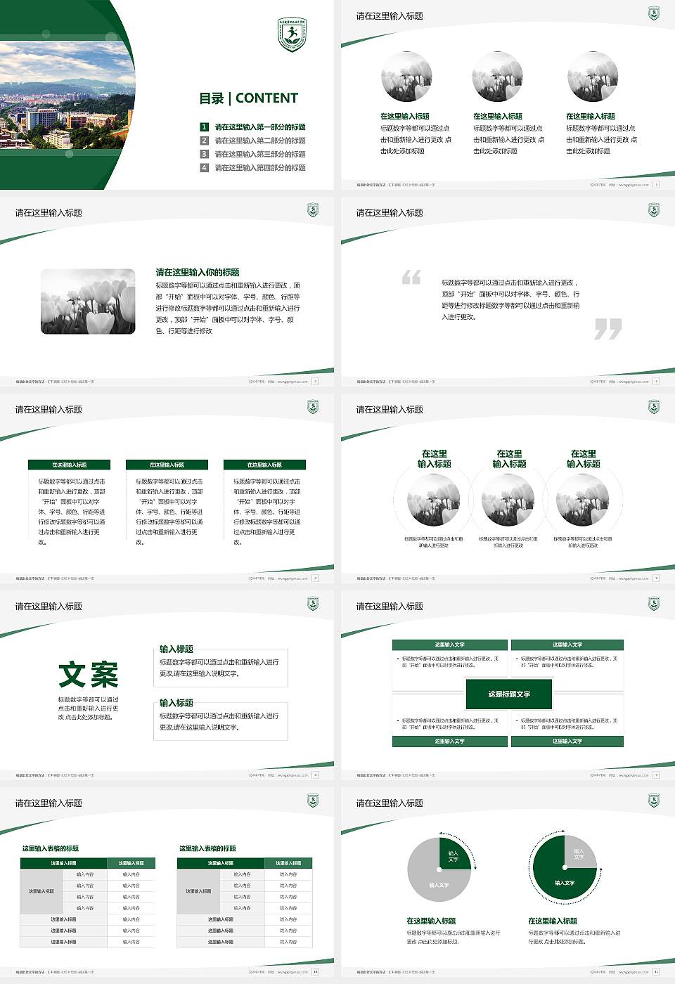 南昌健康职业技术学院毕业论文答辩PPT模板下载16:9格式幻灯片预览图2