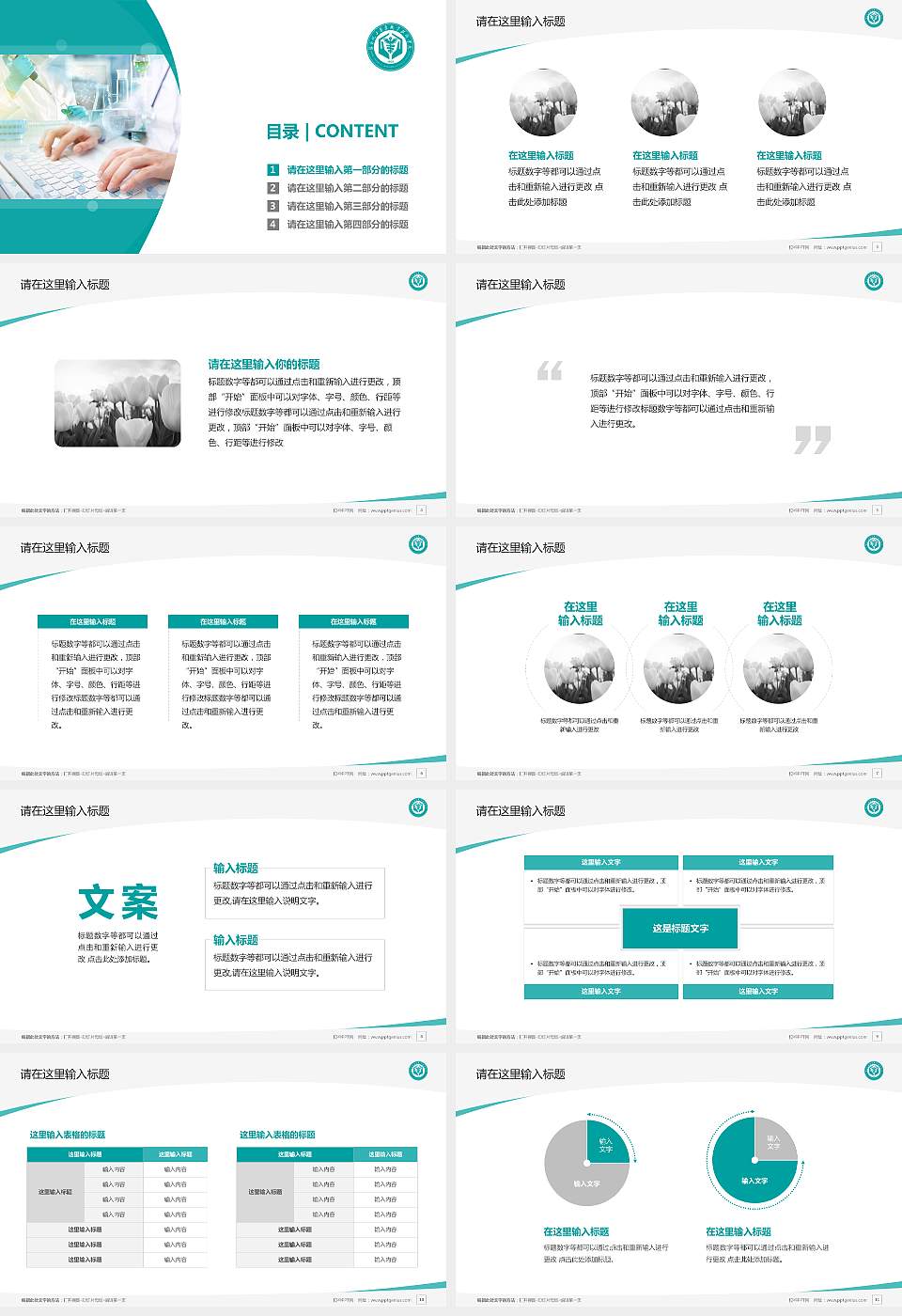 河北化工医药职业技术学院毕业论文答辩PPT模板下载16:9格式幻灯片预览图2