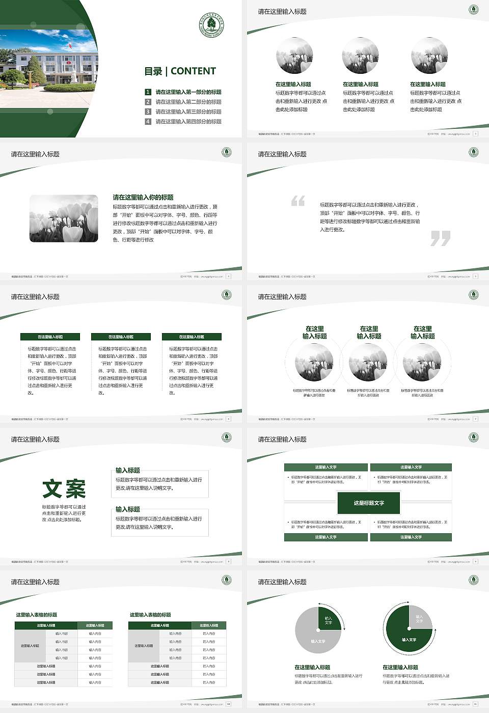 唐山幼儿师范高等专科学校毕业论文答辩PPT模板下载16:9格式幻灯片预览图2