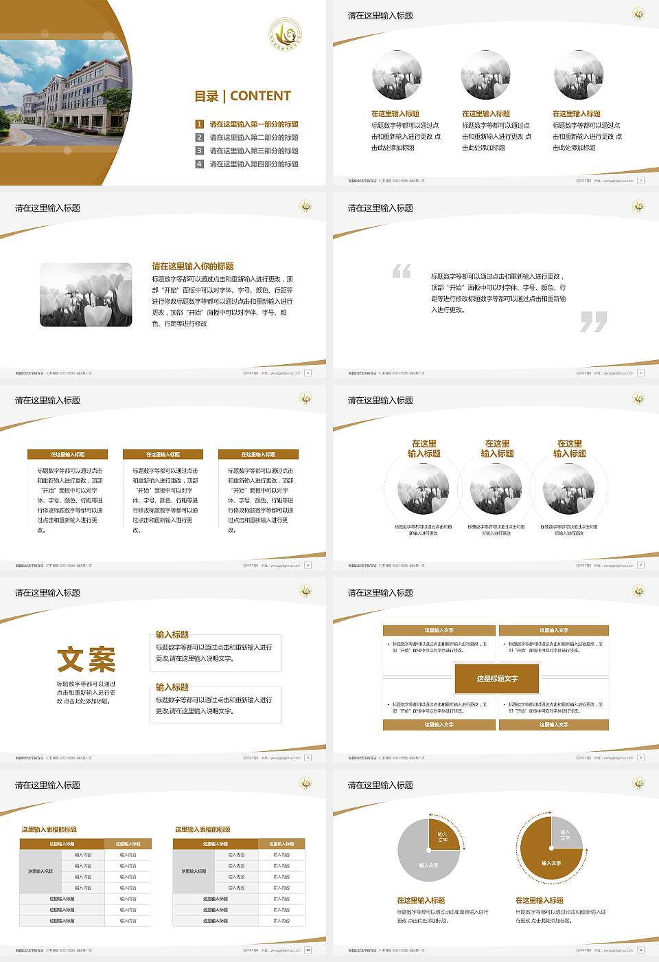 浙江特殊教育职业学院毕业论文答辩PPT模板下载16:9格式幻灯片预览图2