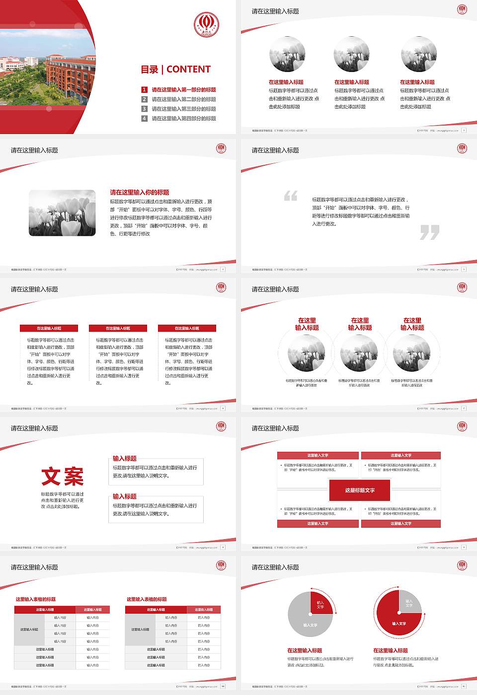 海南科技职业大学毕业论文答辩PPT模板下载16:9格式幻灯片预览图2