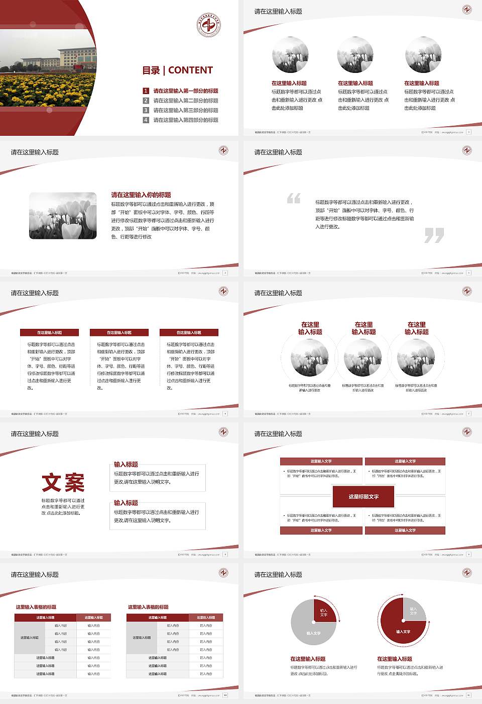 湖北中医药高等专科学校毕业论文答辩PPT模板下载16:9格式幻灯片预览图2