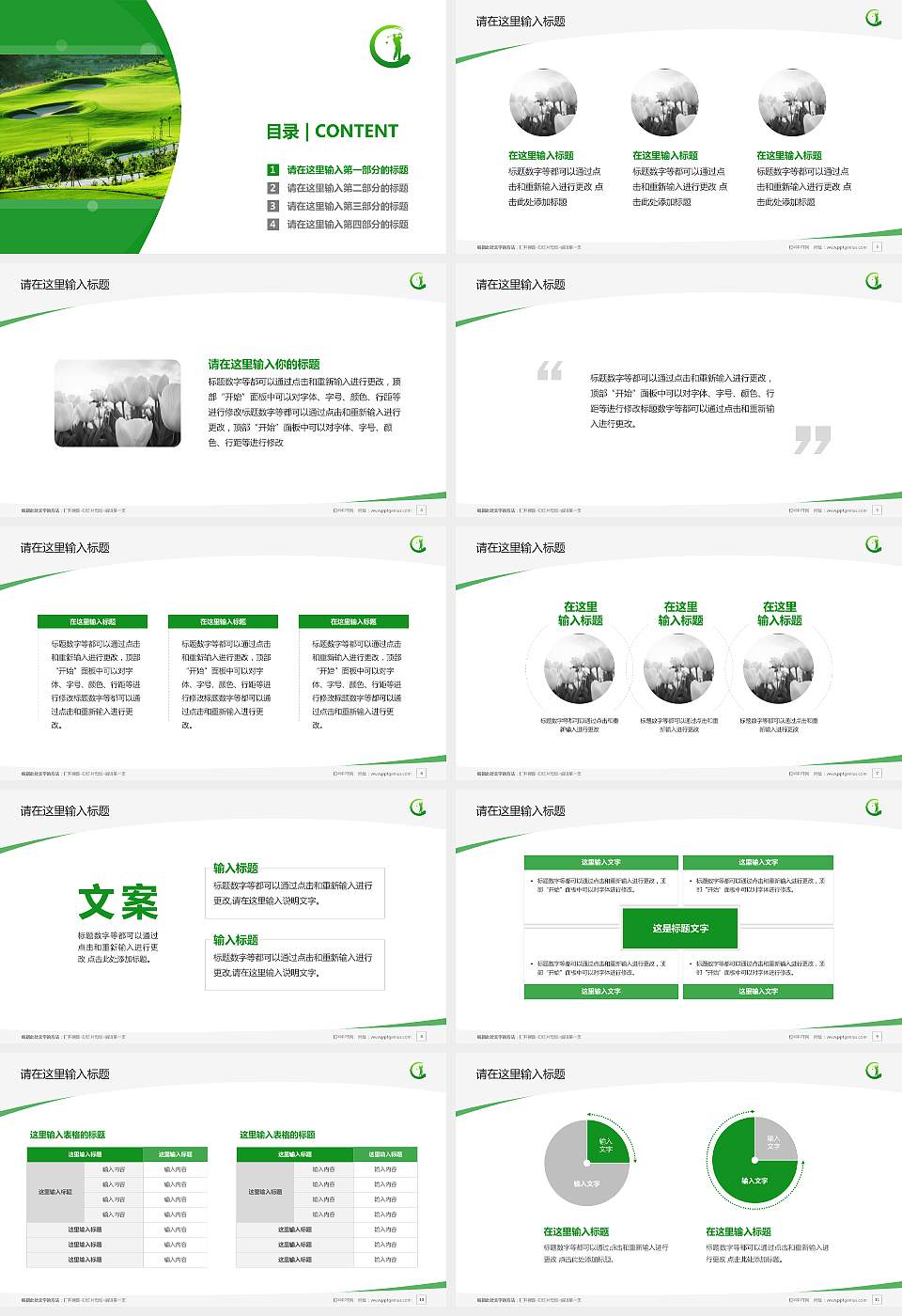 湖南高尔夫旅游职业学院毕业论文答辩PPT模板下载16:9格式幻灯片预览图2