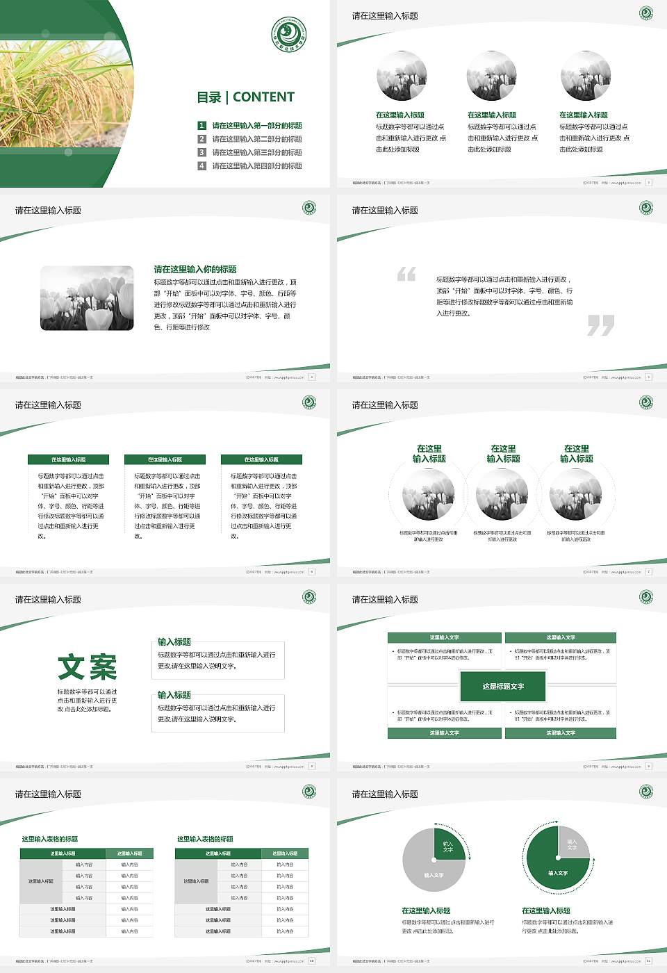 怀化职业技术学院毕业论文答辩PPT模板下载16:9格式幻灯片预览图2