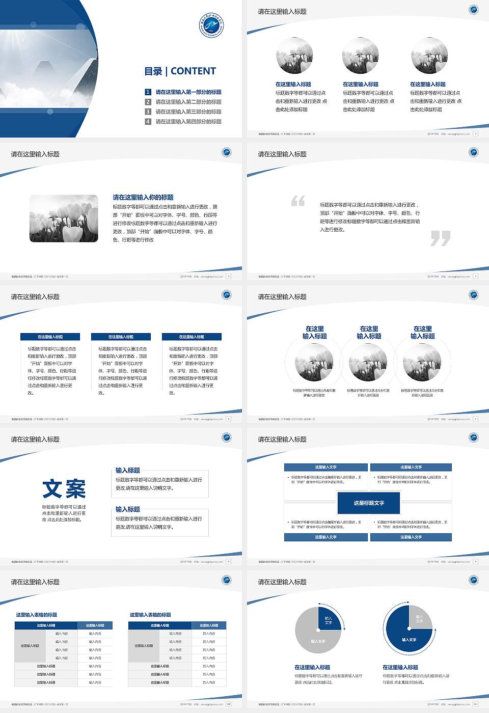 湖南九嶷职业技术学院毕业论文答辩PPT模板下载16:9格式幻灯片预览图2