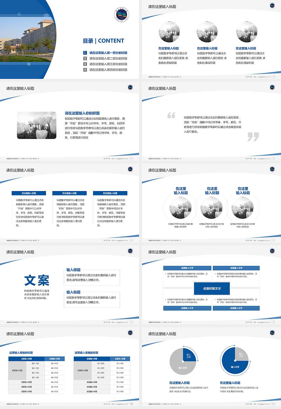 西北民族大学毕业论文答辩PPT模板下载16:9格式幻灯片预览图2
