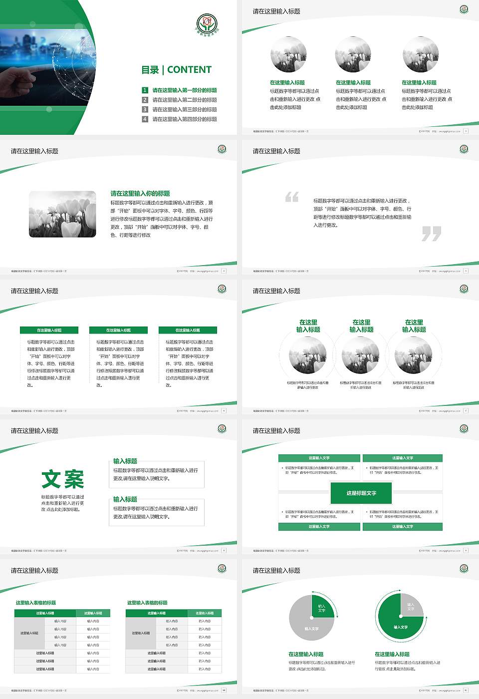 宁德职业技术学院毕业论文答辩PPT模板下载16:9格式幻灯片预览图2