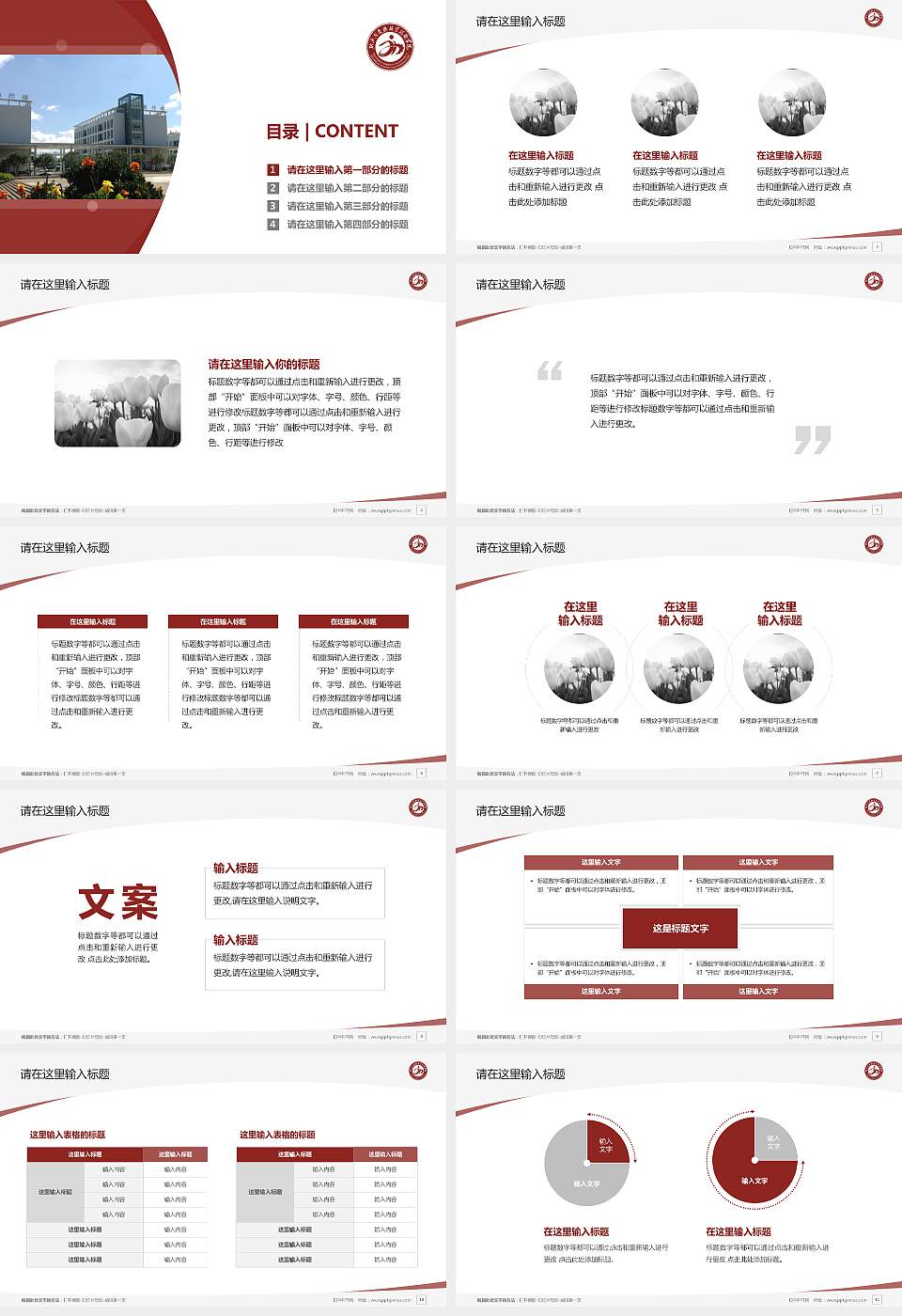 黔西南民族职业技术学院毕业论文答辩PPT模板下载16:9格式幻灯片预览图2