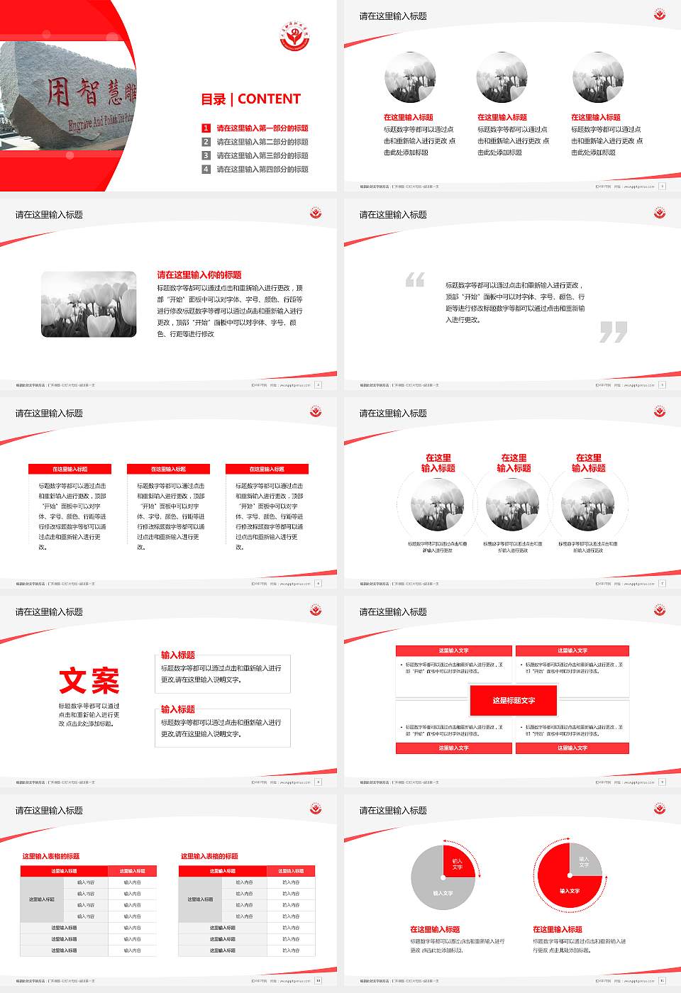 大连翻译职业学院毕业论文答辩PPT模板下载16:9格式幻灯片预览图2