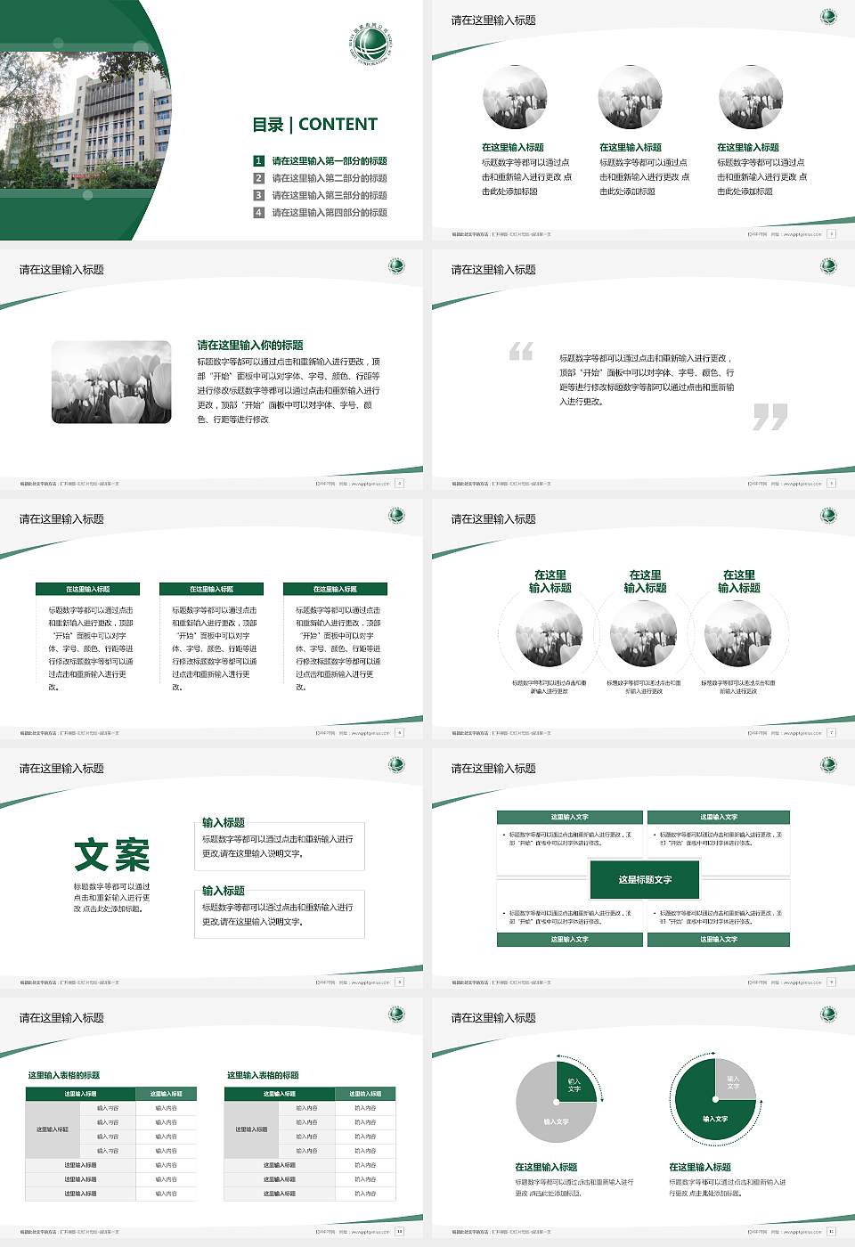 重庆电力高等专科学校毕业论文答辩PPT模板下载16:9格式幻灯片预览图2