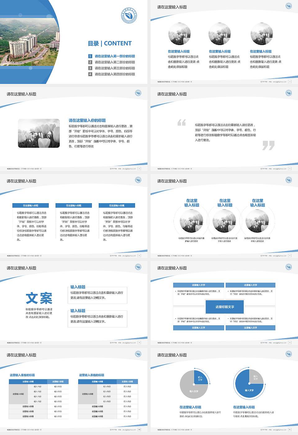 重庆护理职业学院毕业论文答辩PPT模板下载16:9格式幻灯片预览图2