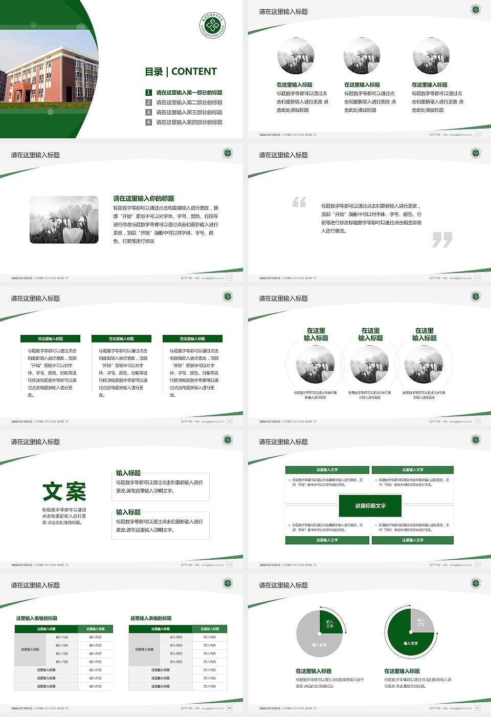 重庆能源职业学院毕业论文答辩PPT模板下载16:9格式幻灯片预览图2