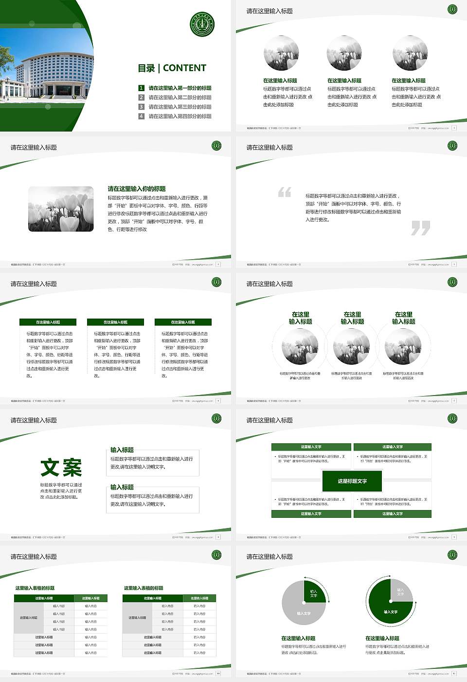 火箭军工程大学毕业论文答辩PPT模板下载16:9格式幻灯片预览图2