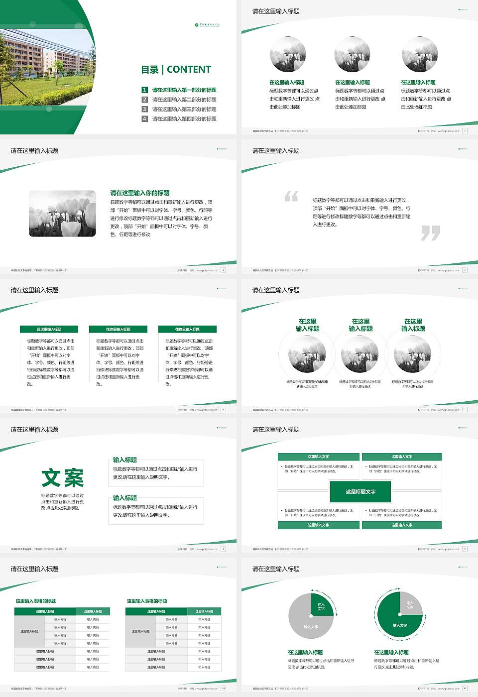 商洛职业技术学院毕业论文答辩PPT模板下载16:9格式幻灯片预览图2