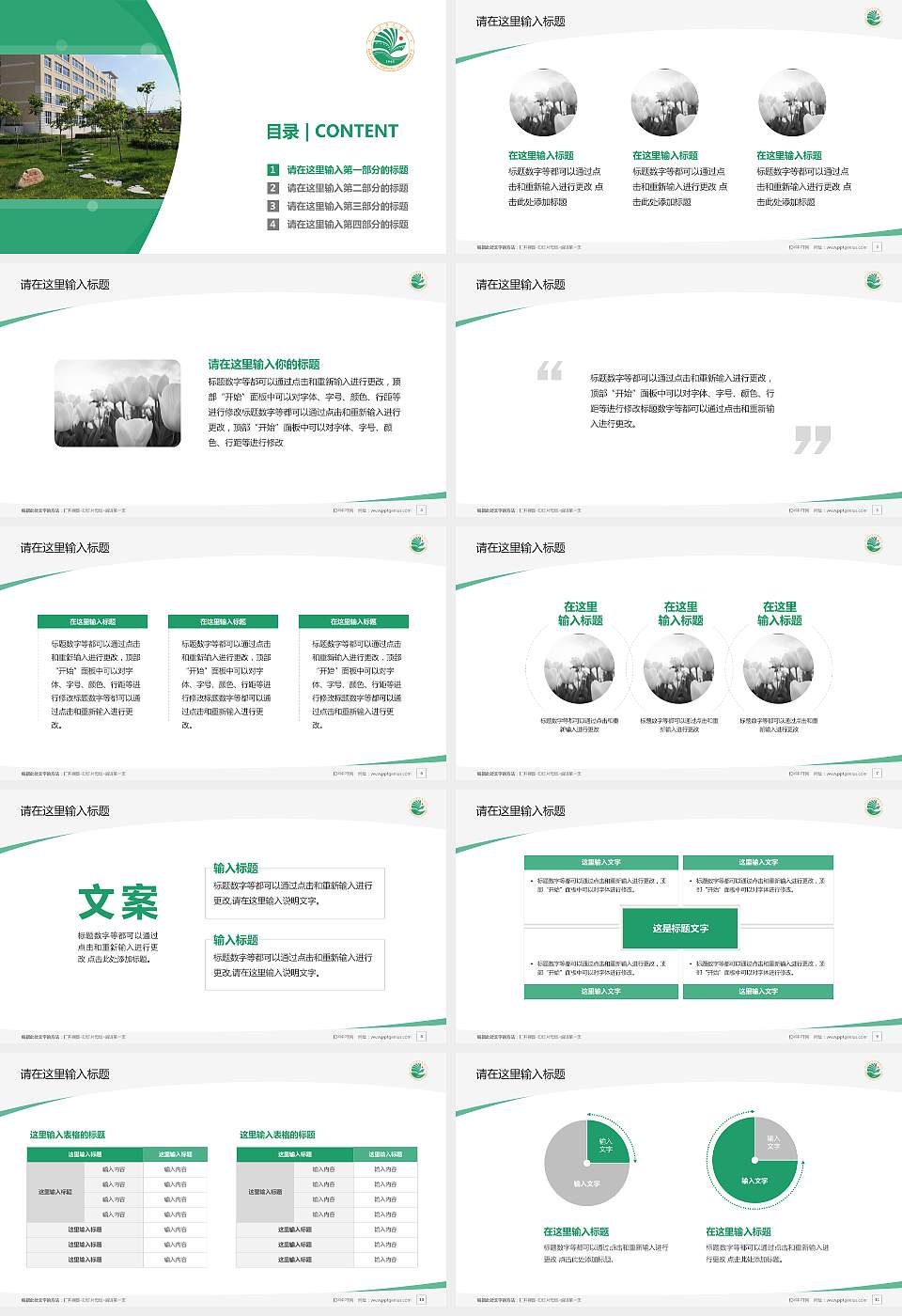 大庆师范学院毕业论文答辩PPT模板下载16:9格式幻灯片预览图2