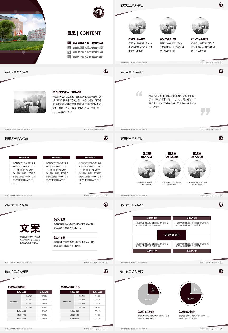 青海高等职业技术学院毕业论文答辩PPT模板下载16:9格式幻灯片预览图2