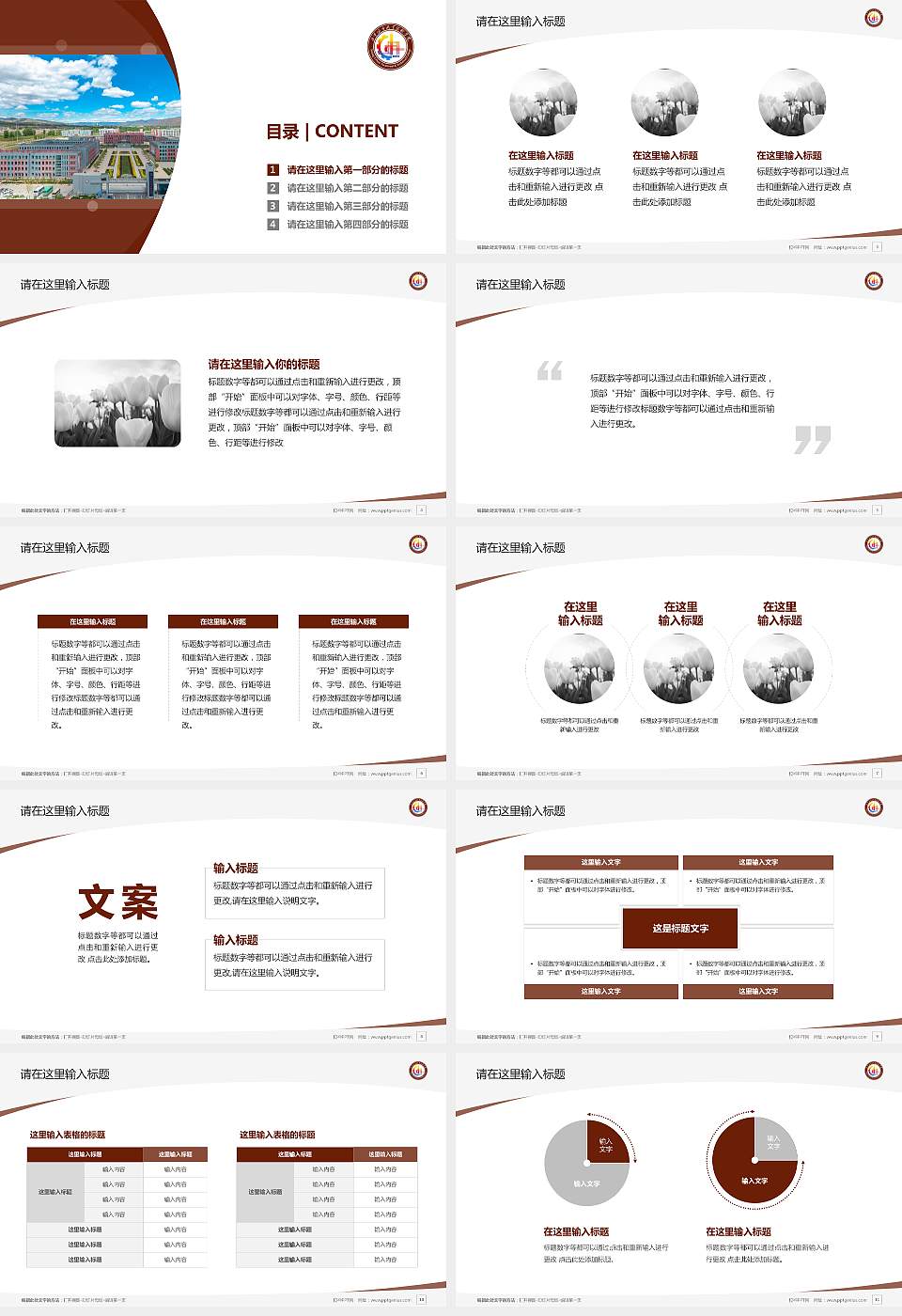 西宁城市职业技术学院毕业论文答辩PPT模板下载16:9格式幻灯片预览图2