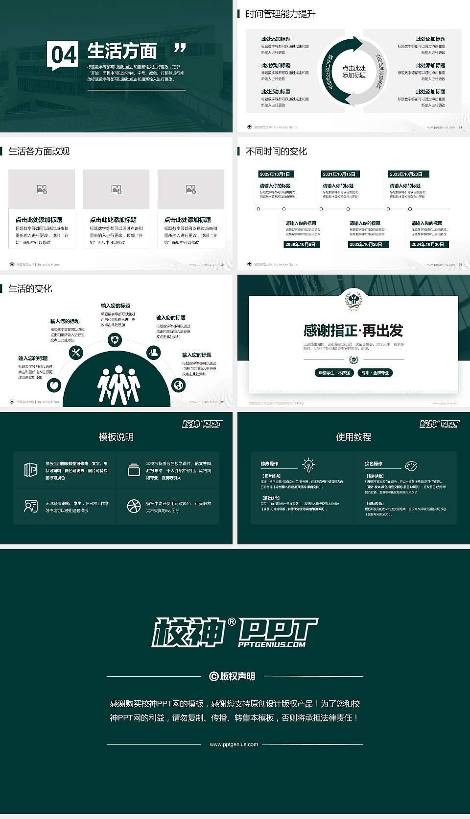 高雄餐旅大学专用国家奖学金答辩PPT模板16:9格式幻灯片预览图4