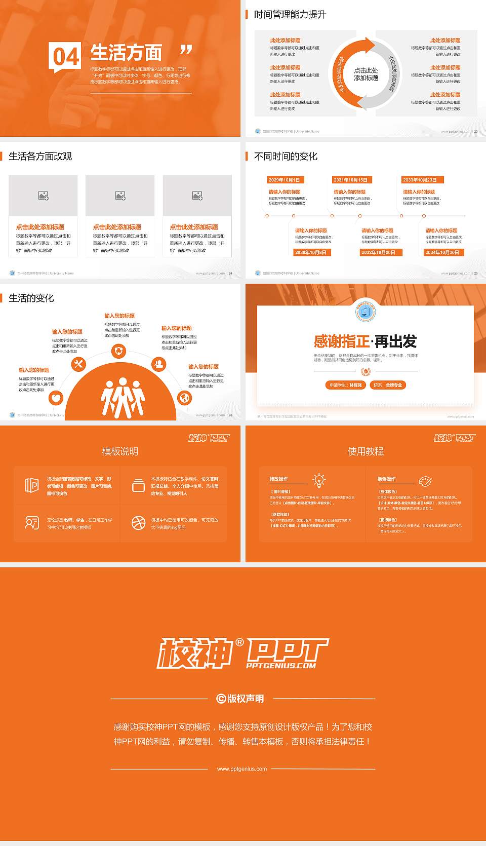 朔州师范高等专科学校专用国家奖学金答辩PPT模板16:9格式幻灯片预览图4