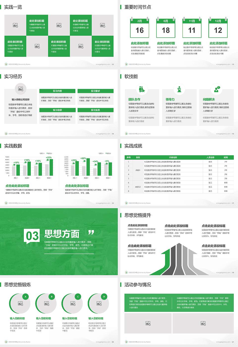 阿坝师范学院专用国家奖学金答辩PPT模板16:9格式幻灯片预览图3