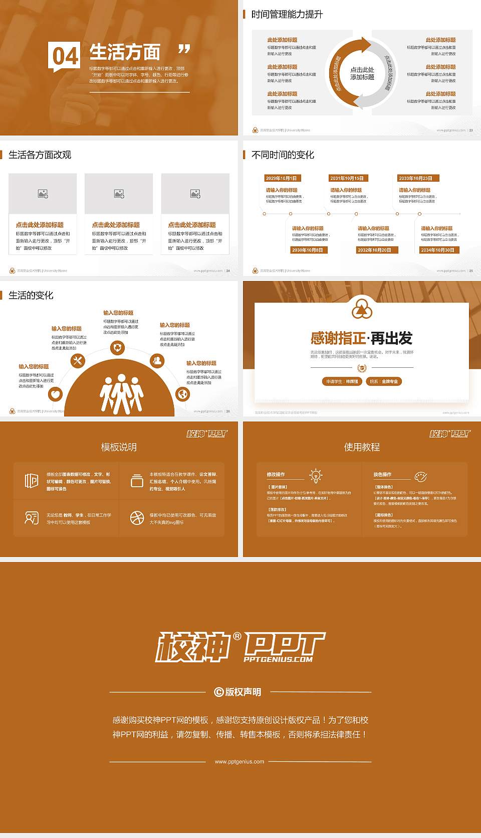 宜宾职业技术学院专用国家奖学金答辩PPT模板16:9格式幻灯片预览图4