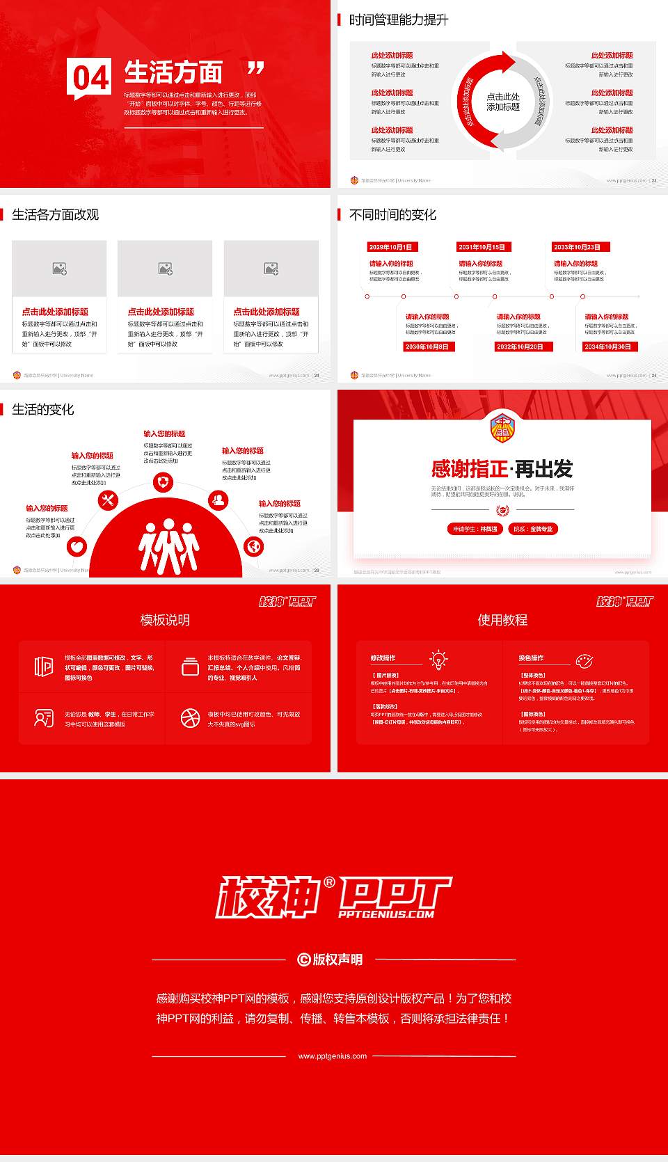 路德会吕祥光中学专用国家奖学金答辩PPT模板16:9格式幻灯片预览图4