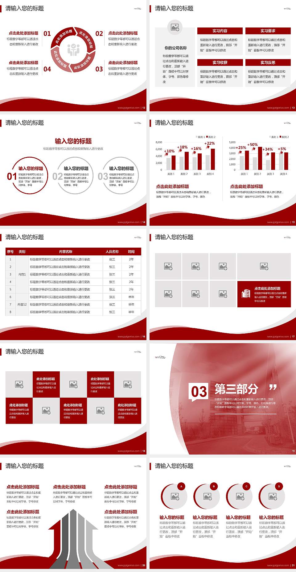 苏州港大思培科技职业学院专题讲座/学术交流会PPT模板下载4:3格式幻灯片预览图3