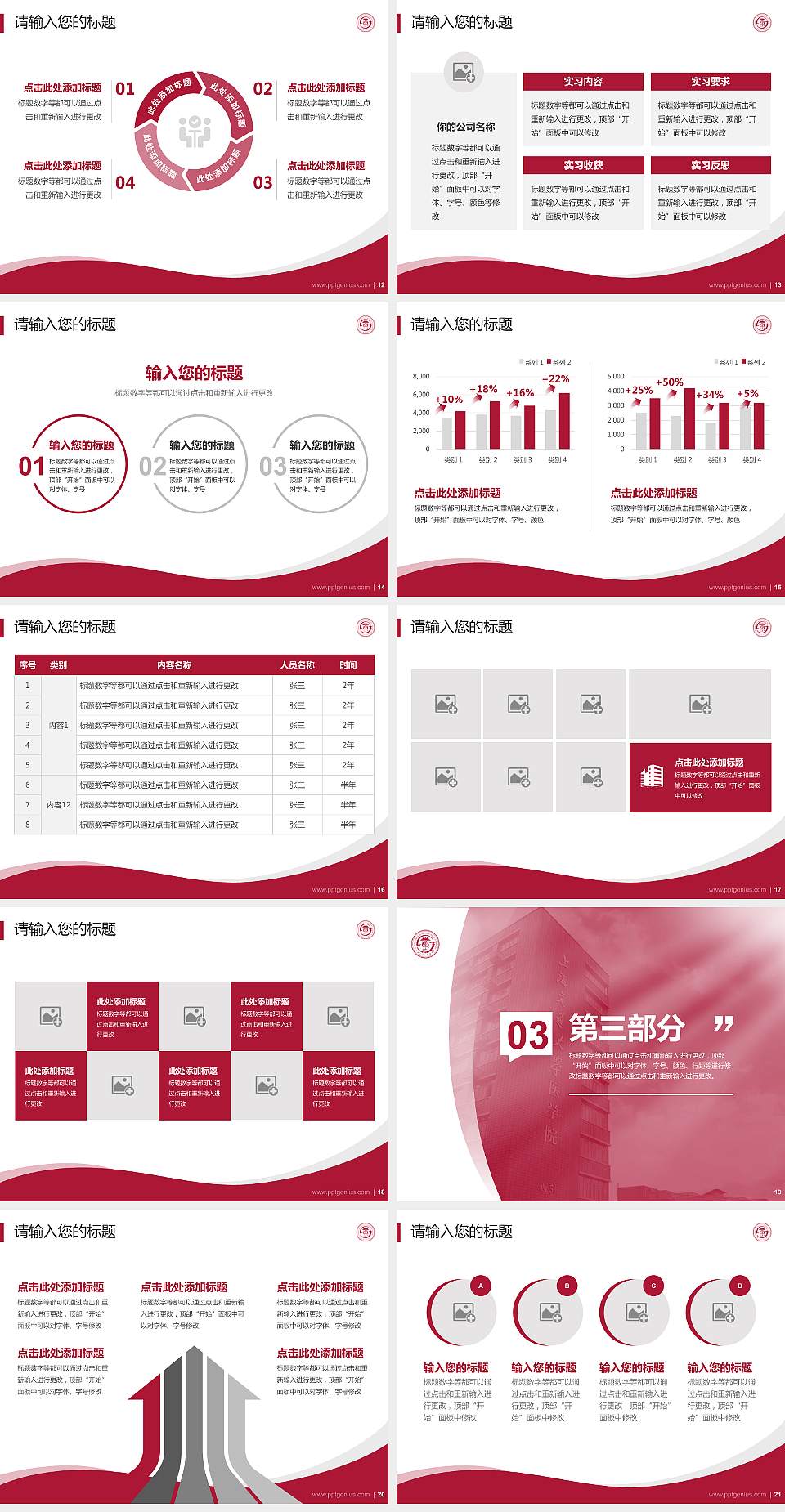 上海交通大学医学院专题讲座/学术交流会PPT模板下载4:3格式幻灯片预览图3