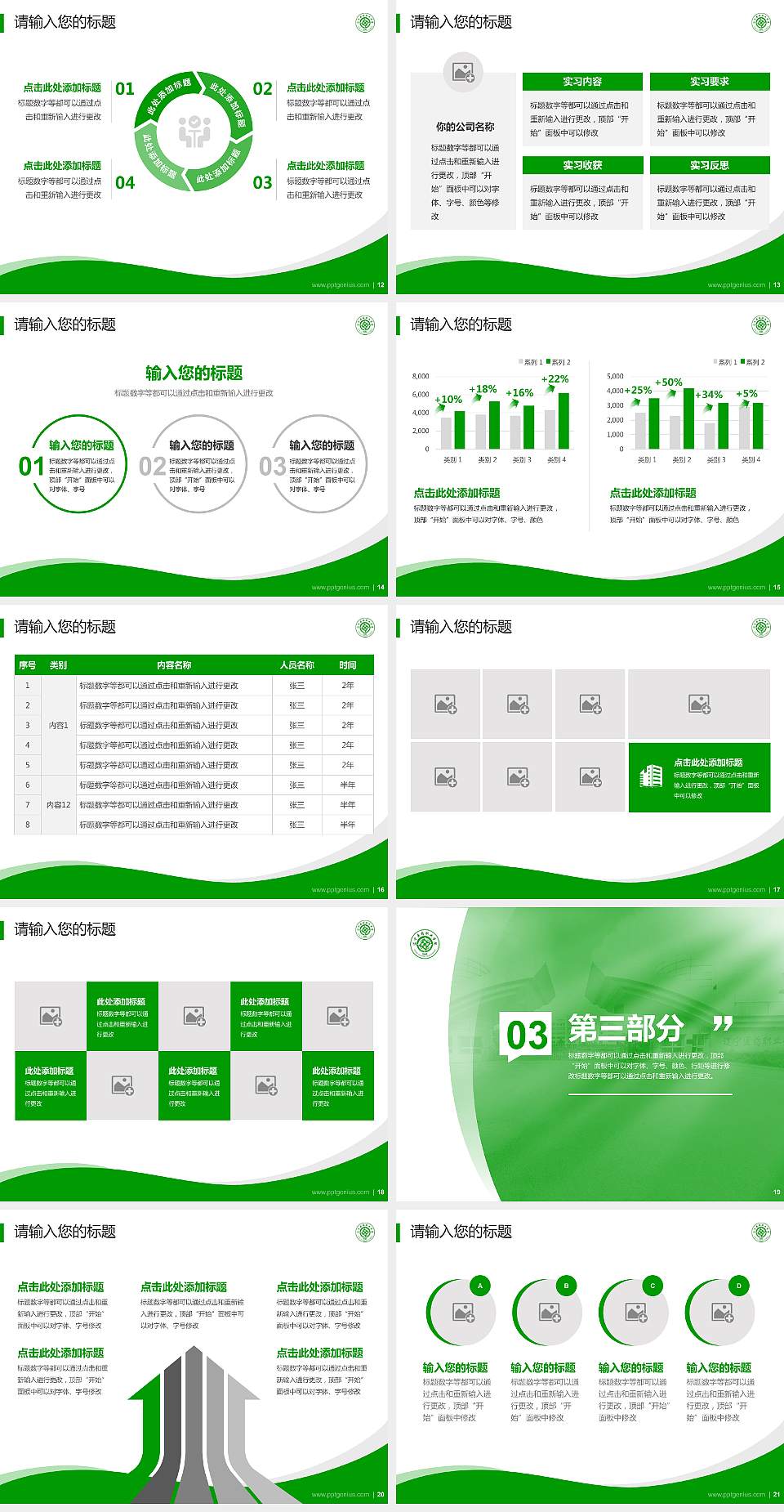 辽宁医药职业学院专题讲座/学术交流会PPT模板下载4:3格式幻灯片预览图3