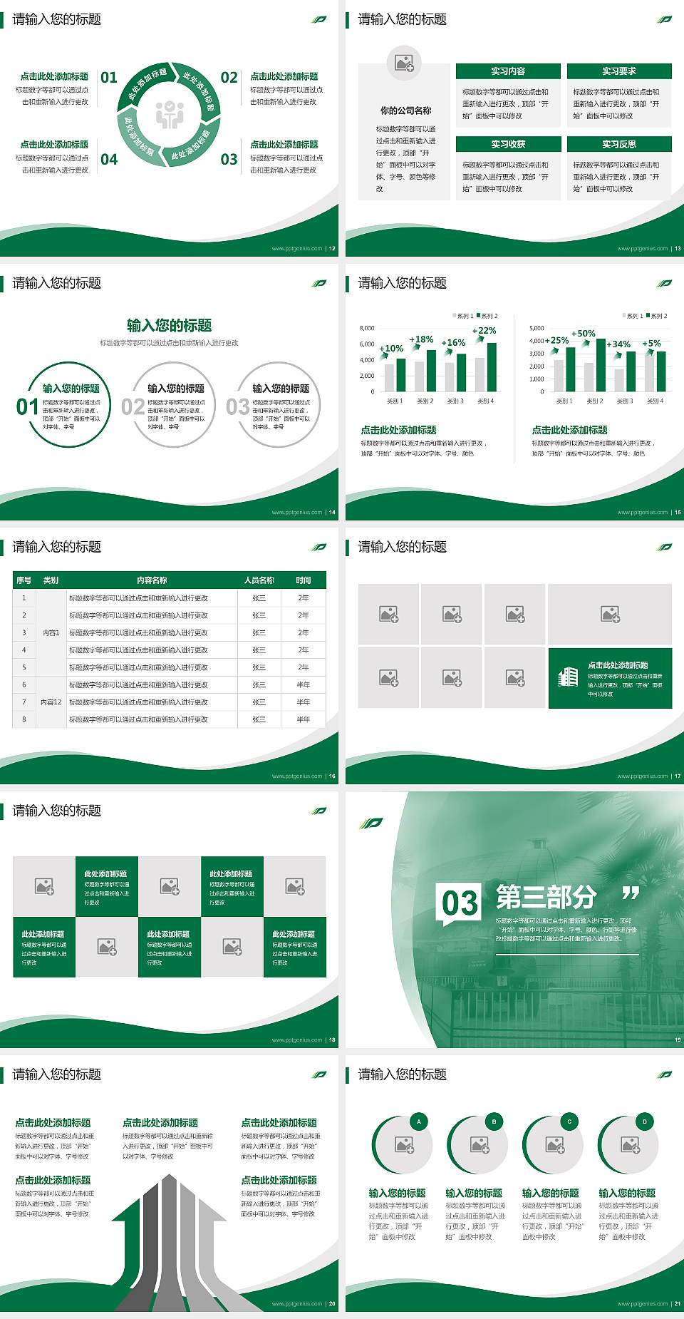 广西中医药大学专题讲座/学术交流会PPT模板下载4:3格式幻灯片预览图3