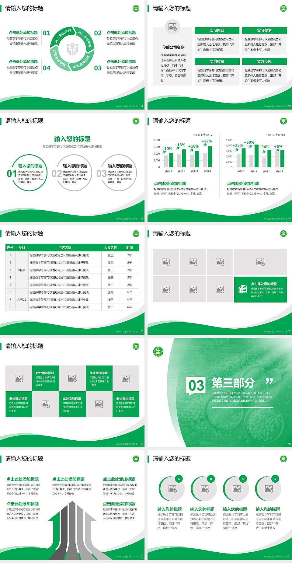 安徽粮食工程职业学院专题讲座/学术交流会PPT模板下载4:3格式幻灯片预览图3