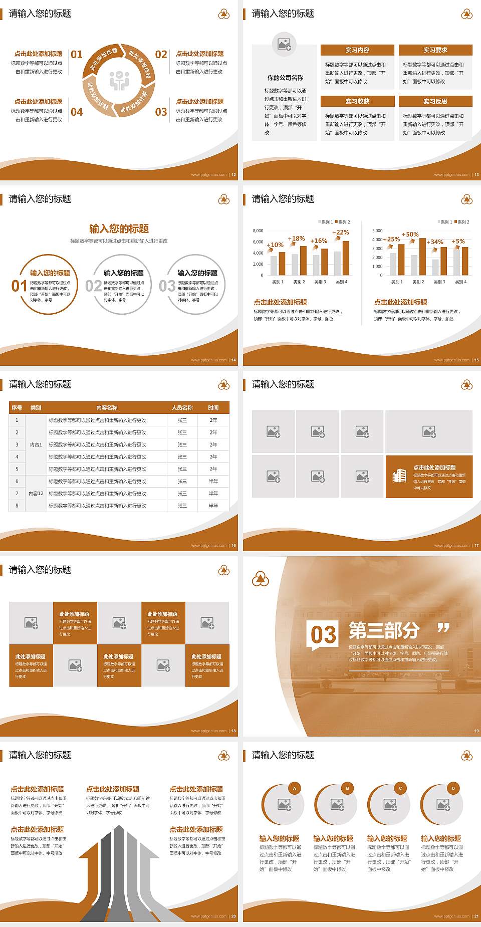 上海中华职业技术学院专题讲座/学术交流会PPT模板下载4:3格式幻灯片预览图3