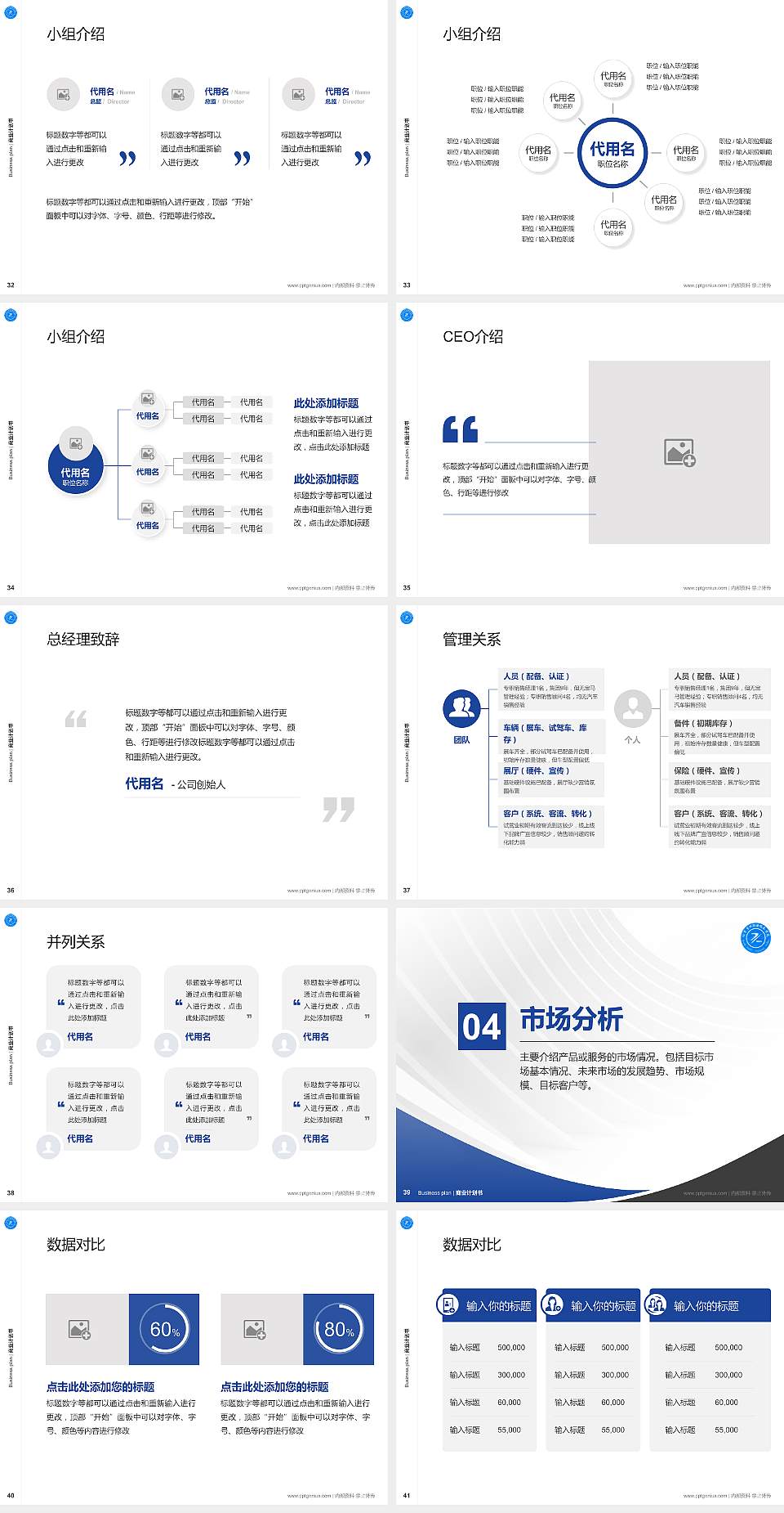 北京京北职业技术学院专用全国大学生互联网+创新创业大赛计划书/路演/网评PPT模板4:3格式幻灯片预览图5