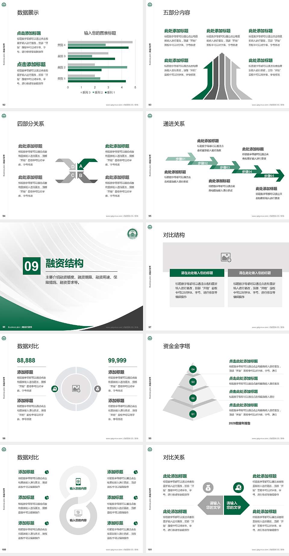 东北电力大学专用全国大学生互联网+创新创业大赛计划书/路演/网评PPT模板4:3格式幻灯片预览图11